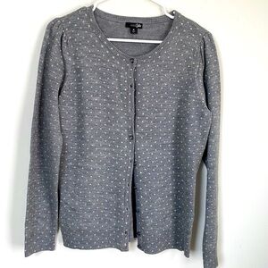 East 5th polka dot cardigan